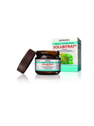 Sie sehen eine Packung Heumannss Blasen- und Nierentee Solubitrat®, 30 Gramm, Produktbild: 01 Heumannss Blasen- und Nierentee Solubitrat®, 30 Gramm, A-Nr.: 3529468 - 01