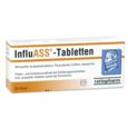 Sie sehen eine Packung InfluASS Tabletten, 10 Stück, Produktbild: 01 InfluASS Tabletten, 10 Stück, A-Nr.: 3512806 - 01