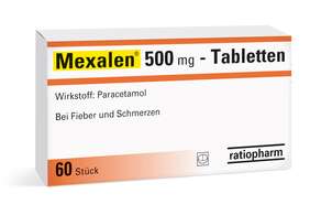 Mexalen® 500 mg Tabletten, 60 Stück, A-Nr.: 3909780 - 01