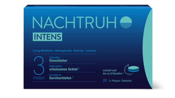 Sie sehen eine Packung Nachtruh intens, Produktbild: 01 Nachtruh intens, A-Nr.: 5811430 - 01