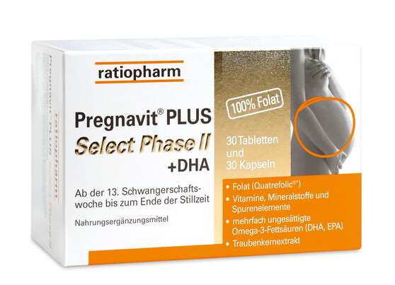 PREGNAVIT SEL.PH II PLUS DHA, 60 Stück, A-Nr.: 4552392 - 01