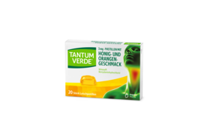 Tantum Verde® Pastillen Honig- und Orangengeschmack, A-Nr.: 5515393 - 01