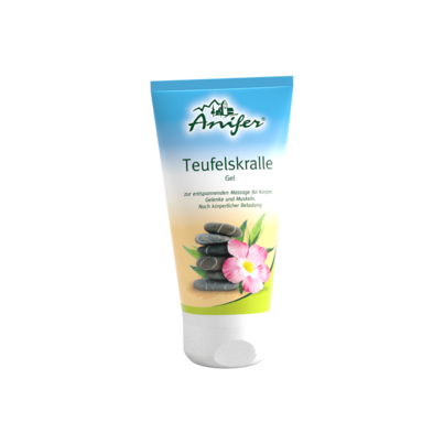 Sie sehen eine Packung Anifer Teufelskralle Gel vegan, 150 Milliliter, Produktbild: 01 Anifer Teufelskralle Gel vegan, 150 Milliliter, A-Nr.: 3158523 - 01