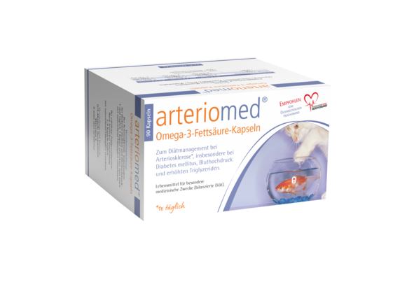 Arteriomed Omega-3-Fettsäure-Kapseln, 90 Stück, A-Nr.: 3053646 - 01