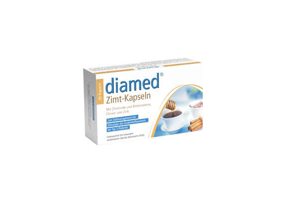 Diamed Zimt Kapseln, 30 Stück, A-Nr.: 3150562 - 01