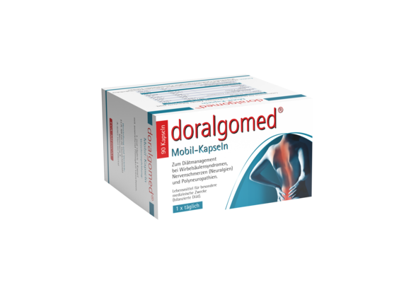 Sie sehen eine Packung DORALGOMED MOBIL KPS, 90 Stück, Produktbild: 01 DORALGOMED MOBIL KPS, 90 Stück, A-Nr.: 4607302 - 01