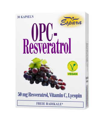 Espara OPC-Resveratrol Kapseln, 30 Stück, A-Nr.: 3851750 - 01