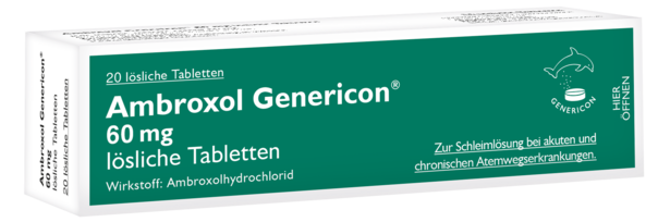 AMBROXOL GEN TBL LSL 60MG, 20 Stück, A-Nr.: 2437801 - 01