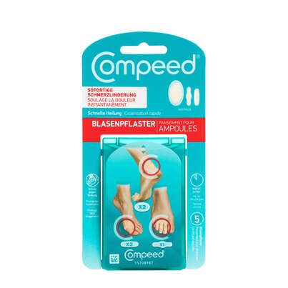 Sie sehen eine Packung COMPEED MIXPACK BLASENPFL, 5 Stück, Produktbild: 01 COMPEED MIXPACK BLASENPFL, 5 Stück, A-Nr.: 3820749 - 01