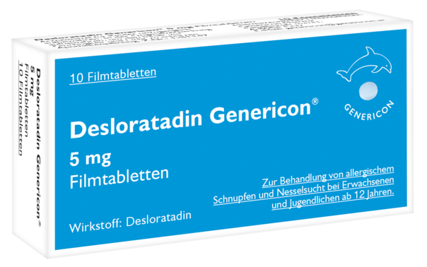 DESLORATADIN GEN FTBL 5MG, 10 Stück, A-Nr.: 3903010 - 01