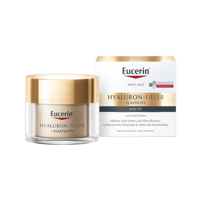 Sie sehen eine Packung EUC HYALURON ELASTICITY NPFL, 50 Milliliter, Produktbild: 01 EUC HYALURON ELASTICITY NPFL, 50 Milliliter, A-Nr.: 4551211 - 01