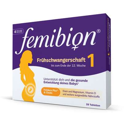 FEMIBION SCHWANG.1 TBL, 28 Stück, A-Nr.: 5204380 - 01