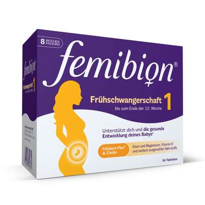 FEMIBION SCHWANG.1 TBL, 56 Stück, A-Nr.: 5204397 - 01