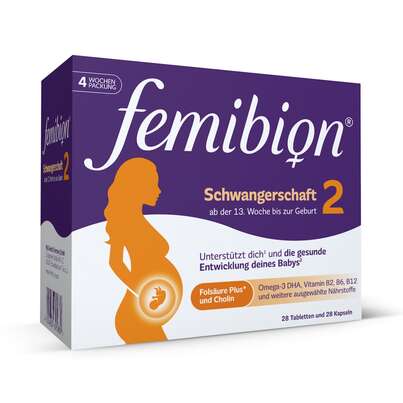 FEMIBION SCHWANG.2 TBL+KPS, 56 Stück, A-Nr.: 5204405 - 01
