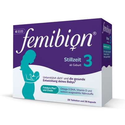 FEMIBION STILLZEIT 3 TBL+KPS, 56 Stück, A-Nr.: 5204440 - 01