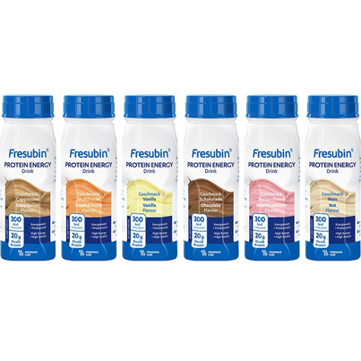 Sie sehen eine Packung Fresubin® Protein Energy Drink Mischkarton, Produktbild: 01 Fresubin® Protein Energy Drink Mischkarton, A-Nr.: 3243714 - 01