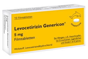 LEVOCETIRIZIN GEN FTBL 5MG, 10 Stück, A-Nr.: 3545800 - 01