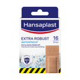 Sie sehen eine Packung Hansaplast Extra Robust Waterproof Strips, 16 Stück, Produktbild: 01 Hansaplast Extra Robust Waterproof Strips, 16 Stück, A-Nr.: 3938899 - 01