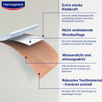 Sie sehen eine Packung Hansaplast Extra Robust Waterproof Strips, 16 Stück, Produktbild: 03 Hansaplast Extra Robust Waterproof Strips, 16 Stück, A-Nr.: 3938899 - 03