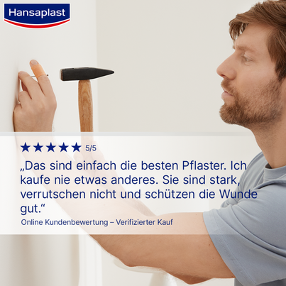 Sie sehen eine Packung Hansaplast Extra Robust Waterproof Strips, 16 Stück, Produktbild: 05 Hansaplast Extra Robust Waterproof Strips, 16 Stück, A-Nr.: 3938899 - 05