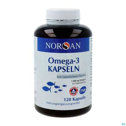 Sie sehen eine Packung NORSAN OMEGA 3 KPS, 120 Stück, Produktbild: 02 NORSAN OMEGA 3 KPS, 120 Stück, A-Nr.: 4552529 - 02