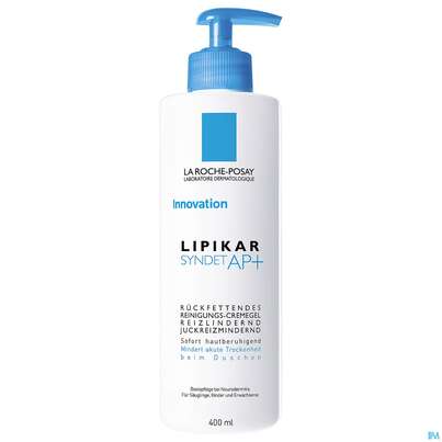 Sie sehen eine Packung LA ROCHE LIPIKAR SYNDET AP+, 400 Milliliter, Produktbild: 02 LA ROCHE LIPIKAR SYNDET AP+, 400 Milliliter, A-Nr.: 4544808 - 02