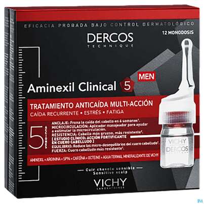 Sie sehen eine Packung VICHY AMINEXIL CLINIC.5 MANN, 126 Milliliter, Produktbild: 01 VICHY AMINEXIL CLINIC.5 MANN, 126 Milliliter, A-Nr.: 4559649 - 01