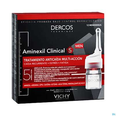 Sie sehen eine Packung VICHY AMINEXIL CLINIC.5 MANN, 126 Milliliter, Produktbild: 02 VICHY AMINEXIL CLINIC.5 MANN, 126 Milliliter, A-Nr.: 4559649 - 02
