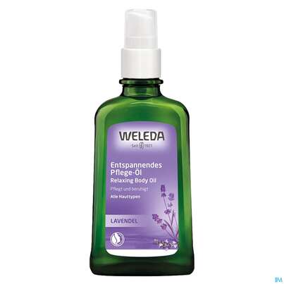 Sie sehen eine Packung Weleda Lavendel -entspannendes Pflege-oel 100ml, Produktbild: 02 Weleda Lavendel -entspannendes Pflege-oel 100ml, A-Nr.: 4583636 - 02