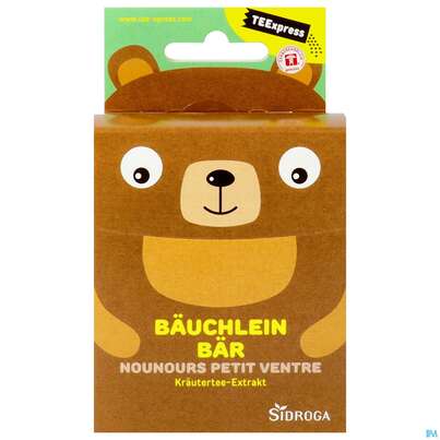 Sie sehen eine Packung Sidroga TEExpress Bäuchlein Bär, 15 Stück, Produktbild: 02 Sidroga TEExpress Bäuchlein Bär, 15 Stück, A-Nr.: 4588958 - 02