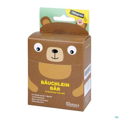 Sie sehen eine Packung Sidroga TEExpress Bäuchlein Bär, 15 Stück, Produktbild: 04 Sidroga TEExpress Bäuchlein Bär, 15 Stück, A-Nr.: 4588958 - 04
