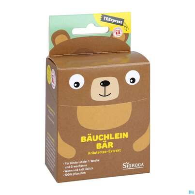 Sie sehen eine Packung Sidroga TEExpress Bäuchlein Bär, 15 Stück, Produktbild: 05 Sidroga TEExpress Bäuchlein Bär, 15 Stück, A-Nr.: 4588958 - 05