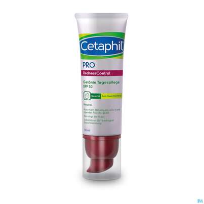Sie sehen eine Packung Cetaphil Pro RednessControl getönte Tagespflege SPF 30, 50 Milliliter, Produktbild: 06 Cetaphil Pro RednessControl getönte Tagespflege SPF 30, 50 Milliliter, A-Nr.: 4731539 - 06