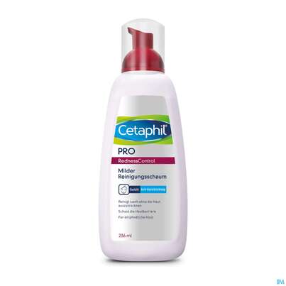 Sie sehen eine Packung Cetaphil Pro RednessControl milder Reinigungsschaum , 236 Milliliter, Produktbild: 01 Cetaphil Pro RednessControl milder Reinigungsschaum , 236 Milliliter, A-Nr.: 4731516 - 01