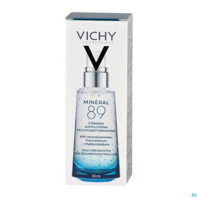 Sie sehen eine Packung Vichy Minéral 89 Hyaluron-Boost mit Sofort-Effekt, 50 Milliliter, Produktbild: 02 Vichy Minéral 89 Hyaluron-Boost mit Sofort-Effekt, 50 Milliliter, A-Nr.: 4613739 - 02