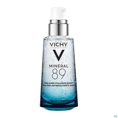 Sie sehen eine Packung Vichy Minéral 89 Hyaluron-Boost mit Sofort-Effekt, 50 Milliliter, Produktbild: 05 Vichy Minéral 89 Hyaluron-Boost mit Sofort-Effekt, 50 Milliliter, A-Nr.: 4613739 - 05