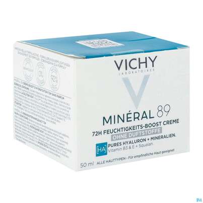 Sie sehen eine Packung VICHY MINERAL 89 CR O.DUFTST, 50 Milliliter, Produktbild: 02 VICHY MINERAL 89 CR O.DUFTST, 50 Milliliter, A-Nr.: 5667878 - 02