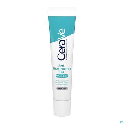 Sie sehen eine Packung CeraVe Anti-Unreinheiten Gel, 40 Milliliter, Produktbild: 03 CeraVe Anti-Unreinheiten Gel, 40 Milliliter, A-Nr.: 5672951 - 03