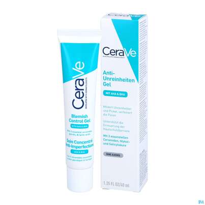 Sie sehen eine Packung CeraVe Anti-Unreinheiten Gel, 40 Milliliter, Produktbild: 04 CeraVe Anti-Unreinheiten Gel, 40 Milliliter, A-Nr.: 5672951 - 04