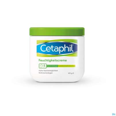 Sie sehen eine Packung Cetaphil Feuchtigkeitscreme , 453 Gramm, Produktbild: 02 Cetaphil Feuchtigkeitscreme , 453 Gramm, A-Nr.: 3072135 - 02