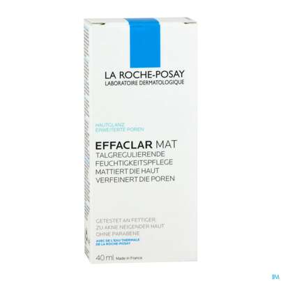 La Roche-Posay Effaclar Mat Mattierende, Talgregulierende Pflege, 40 Milliliter, A-Nr.: 3081068 - 02