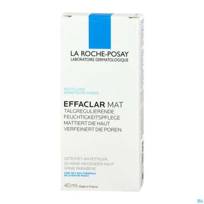 La Roche-Posay Effaclar Mat Mattierende, Talgregulierende Pflege, 40 Milliliter, A-Nr.: 3081068 - 03