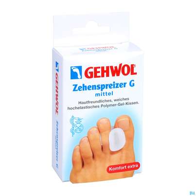 Sie sehen eine Packung Zehen Spreizer Gehwol Textilfrei G Mittel Nr 64192 3st, Produktbild: 02 Zehen Spreizer Gehwol Textilfrei G Mittel Nr 64192 3st, A-Nr.: 3085913 - 02