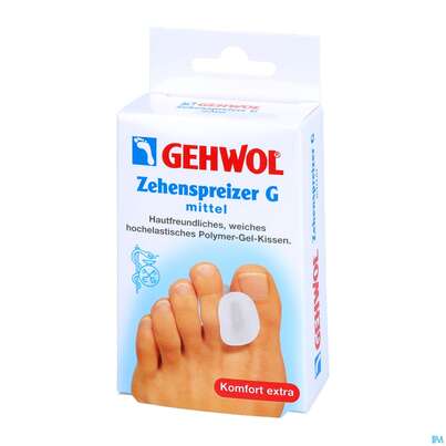 Sie sehen eine Packung Zehen Spreizer Gehwol Textilfrei G Mittel Nr 64192 3st, Produktbild: 03 Zehen Spreizer Gehwol Textilfrei G Mittel Nr 64192 3st, A-Nr.: 3085913 - 03