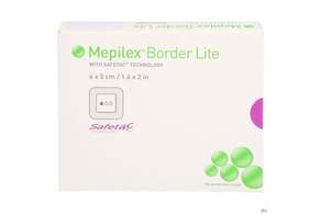 Wundverband Mepilex Silikon Border/flex/lite 4x 5cm 10st, A-Nr.: 3067795 - 01