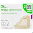 Sie sehen eine Packung Wundverband Mepilex Silikon Border/flex/lite 4x 5cm 10st, Produktbild: 02 Wundverband Mepilex Silikon Border/flex/lite 4x 5cm 10st, A-Nr.: 3067795 - 02
