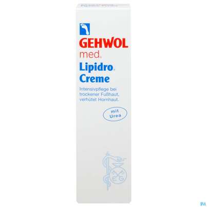 Sie sehen eine Packung GEHWOL MED LIPIDRO CR 3074, 125 Milliliter, Produktbild: 01 GEHWOL MED LIPIDRO CR 3074, 125 Milliliter, A-Nr.: 2711863 - 01