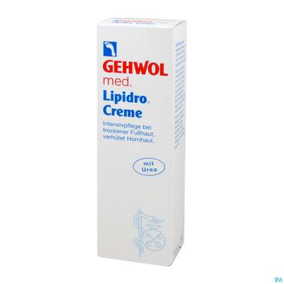 Sie sehen eine Packung GEHWOL MED LIPIDRO CR 3074, 125 Milliliter, Produktbild: 02 GEHWOL MED LIPIDRO CR 3074, 125 Milliliter, A-Nr.: 2711863 - 02