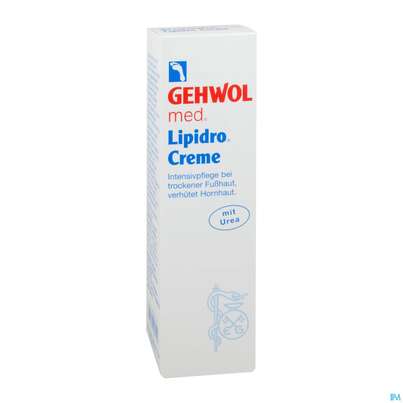 Sie sehen eine Packung GEHWOL MED LIPIDRO CR 3074, 125 Milliliter, Produktbild: 03 GEHWOL MED LIPIDRO CR 3074, 125 Milliliter, A-Nr.: 2711863 - 03