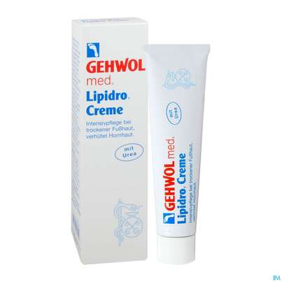 Sie sehen eine Packung GEHWOL MED LIPIDRO CR 3074, 125 Milliliter, Produktbild: 04 GEHWOL MED LIPIDRO CR 3074, 125 Milliliter, A-Nr.: 2711863 - 04
